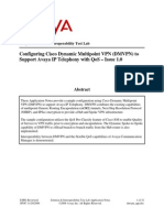 Configuring Cisco Dynamic Multipoint VPN (DMVPN) To Support Avaya Ip Telephony With Qos - Issue 1.0