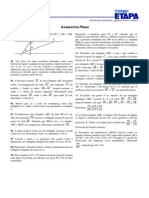 Geometria Plana Exercicios Etapa