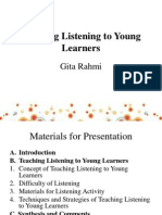 Teaching Listening To Young Learners