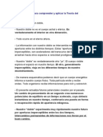 Algunas Claves para Comprender y Aplicar La Teoría Del Desdoblamiento