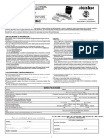 Balasto de Emergencia Autonomo ATOMLUX Permanente y No Permanente Modelo 1601 1601N