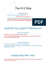 The H-3 Visa Project