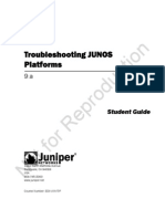 Troubleshooting Junos Platforms