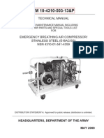 TM 10-4310-503-13P Emergency Breathing Air Compressor NSN 4310-01-541-4359