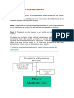 Elaboración Del Plan de Mantenimiento