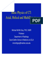 Basic Physics of CT