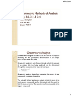 Gravimetric Analysis