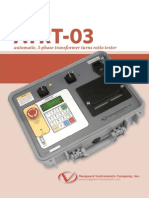 ATRT-03: Automatic, 3-Phase Transformer Turns Ratio Tester