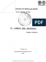 El Jardin Del Silencio - Eloy Fariña Nuñez - 1925 - Portalguarani PDF