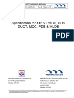 Spec For 415v MCC, MLDB