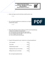 Exam I - Review - Answers