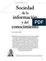 Sociedad de La Información y Conocimiento