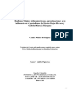 Realismo Mágico Latinoamericano, Aproximaciones A Su Influencia en El Periodismo de Héctor Rojas Herazo y Gabriel García Márquez - Camila Villate Rodríguez