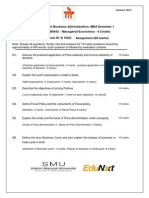 Master of Business Administration-MBA Semester 1 MB0042 - Managerial Economics - 4 Credits (Book ID: B 1625) Assignment (60 Marks)