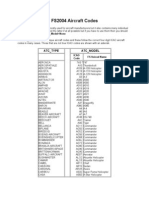 Aircraft Codes