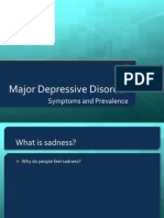 Major Depressive Disorder Symptoms and Prevalence For IB Abnormal Psychology