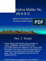 Procedure For Environmental Cases