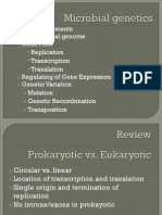 Microbial Genetics & Mutation