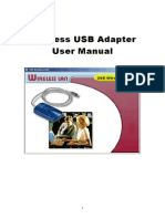 Wireless USB Adapter User Manual