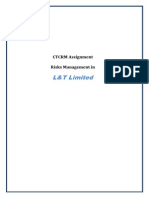 Treasury Risk Management of L&T