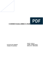 Common Rail Direct Injection