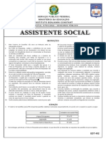 Instituto Aocp 2013 Ibc Atendente Social Prova