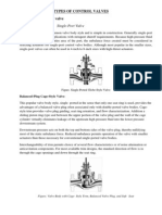 Types of Control Valves