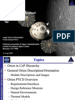 NASA Orion Spacecraft Passive Thermal Control Overview