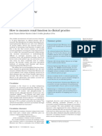 Measurement of Renal Function in Practice