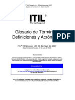 Glosario ITIL en Espanol PDF