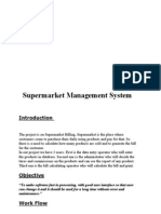 Supermarket Management System: in TR Odu CT Io N