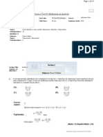 Practice Test 01-Mathematical Aptitude