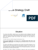 MtGox Situation: Crisis Strategy Draft