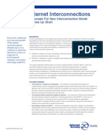 Internet Interconnections Proposals For New Interconnection Model Comes Up Short