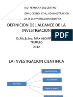 Definicion Del Alcance de La Investigacion 5