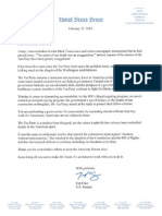 Letter From Sen. Cruz To Tea Party Members