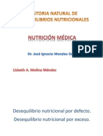 Historia Natural de Desequilibrios Nutricionales!!