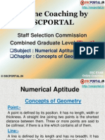 SSC CGL Numerical Aptitude Concepts of Geometry