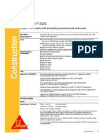 Sikafloor - 325: 2-Part PUR Resin Self Smoothing Screed and Seal Coat