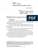 Os Princípios Norteadores Do Código Civil de 2002