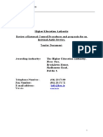 Tender Document of Internal Control Proc 2007