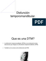 Disfunción Temporomandibular