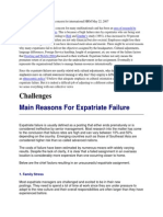 Expatriate Failure