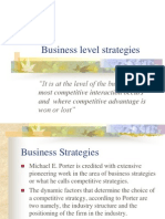 Business Level Strategy