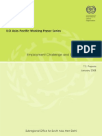 ILO Asia-Pacific Working Paper Series: Employment Challenge and Strategies in India