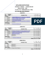 Syllabus For Applied Electronics - All Semester