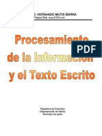 Procesamiento de La Información y El Texto Escrito