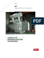 ABB Transformer User Manual (Assembling & Energizing)