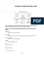 Summary of UNIX Commands