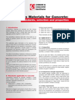 Cementitious Materials For Concrete